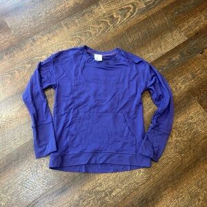 All in Motion Violet Crewneck Top